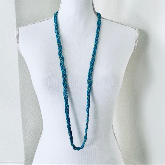 TALBOTS BRAIDED BEADS NECKLACE - Picture 7 of 10